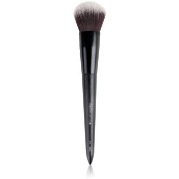 Brushworks Back Comb Brush pensula pentru aplicare fard obraz - imagine 2